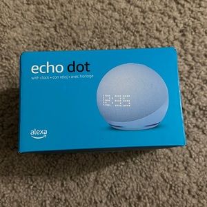 Amazon Alexa echo dot with digital display